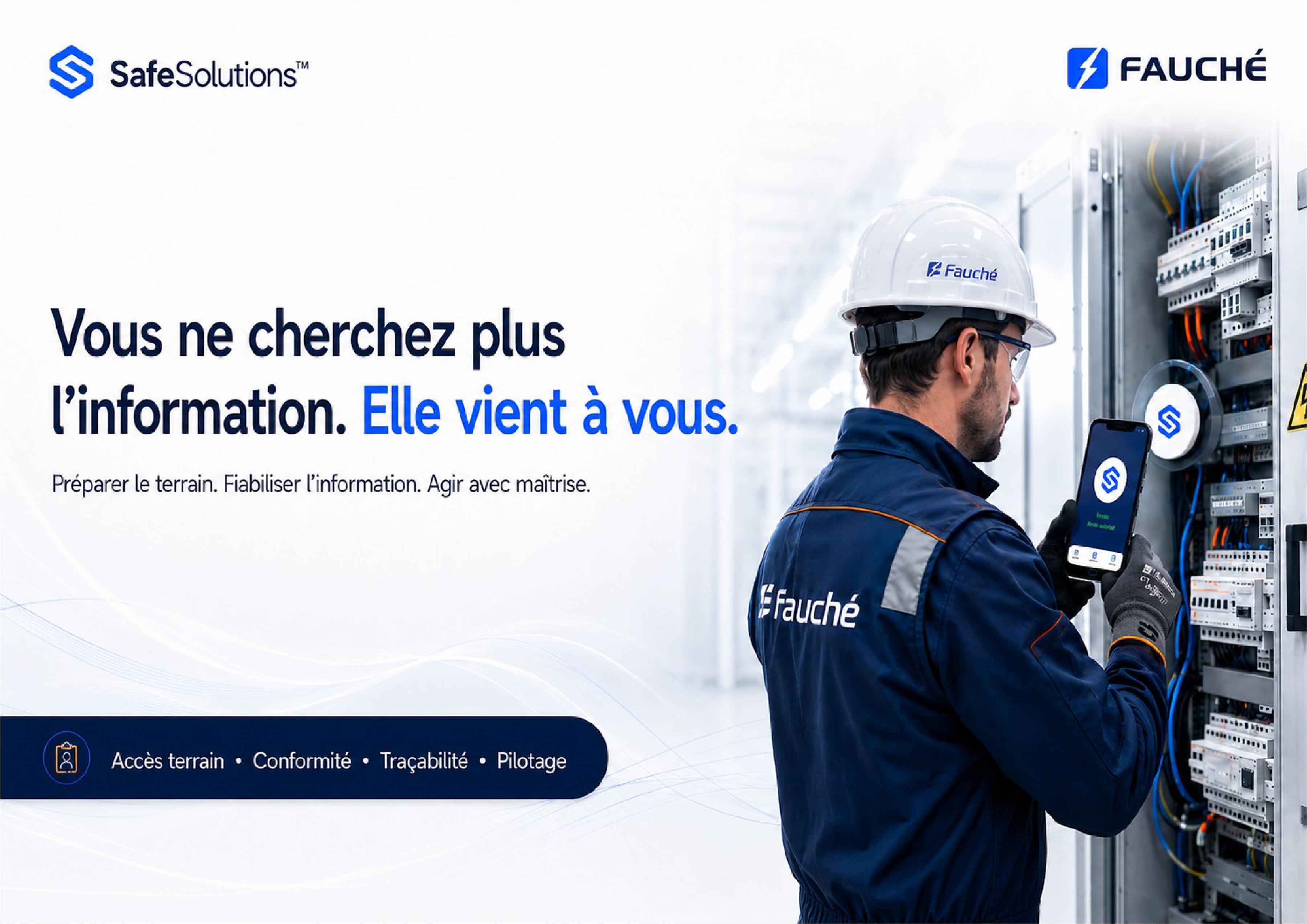 Slide 1 de la présentation SafeSolutions Fauché